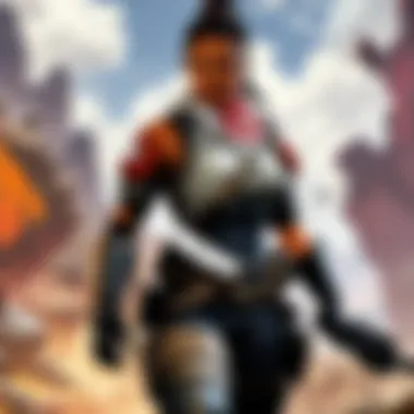 Futuristic Visualization of Apex Legends Game Interface