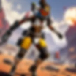 Apex Legends gameplay showcasing intense action.