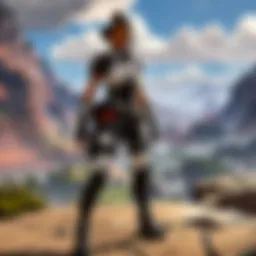 A vibrant landscape of APEX Legends showcasing diverse terrains and environments