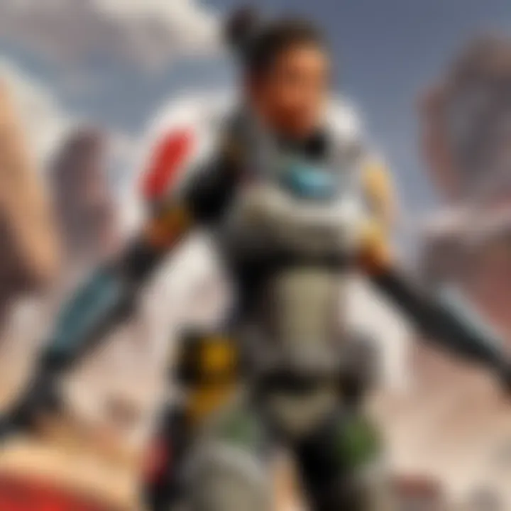 A detailed infographic of character abilities in Apex Legends on Xbox One