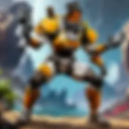 Strategic positioning during a crucial firefight in APEX Legends