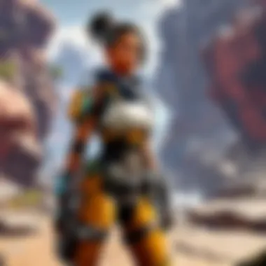 Intense Gameplay in Apex Legends Mobile An intense gameplay moment with players in action