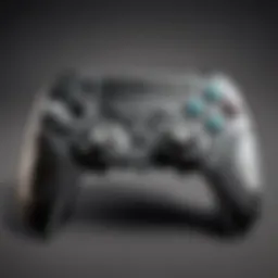 Close-up of the KontrolFreek Switch Pro Controller showcasing its unique design