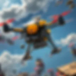 Drone float kit with advanced stability feature