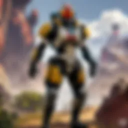 An immersive gameplay scene from Apex Legends showcasing strategic combat.