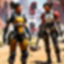 A visual representation of APEX Legends matchmaking interface