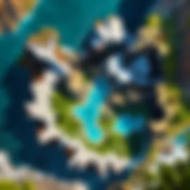 Key strategic points highlighted on the Olympus map