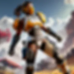 Apex Legends gameplay showcasing intense action and teamwork