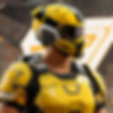 Tactical Application of Yellow Evoshield Gameplay scenario showcasing tactical advantages of Yellow Evoshield.