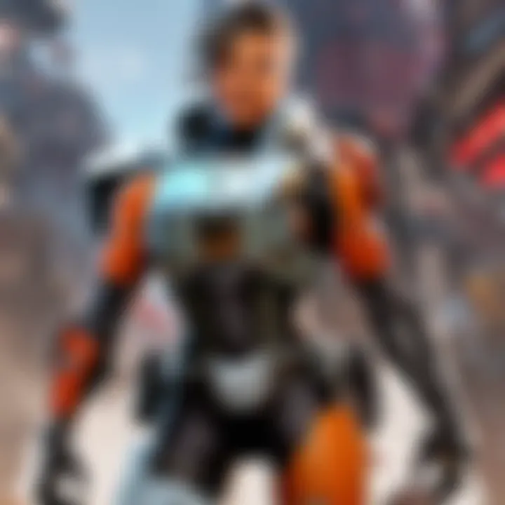 Futuristic design concept for mobile Apex Legends gameplay