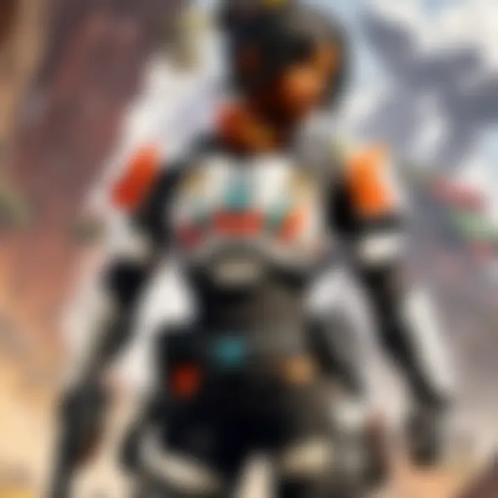 Abstract representation of gameplay intricacies in Apex Legends