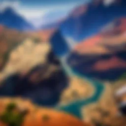 Aerial view of Great Clips Kings Canyon