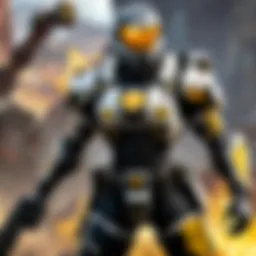 Mysterious Apex Legends character in action