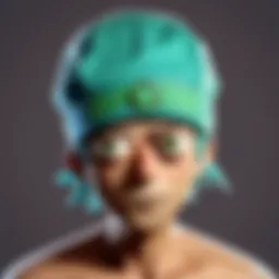 Innovative Rick and Morty Scrub Cap Design