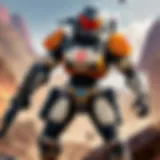 Warrior character wielding a powerful weapon