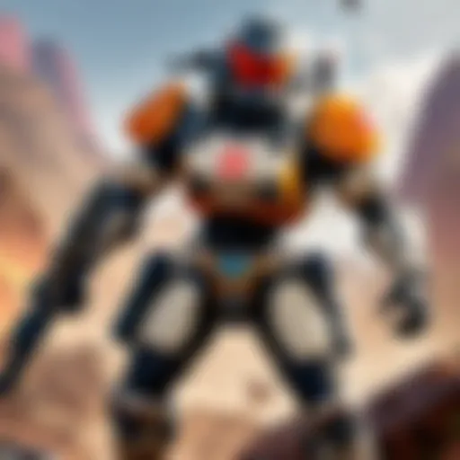 Warrior character wielding a powerful weapon