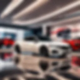 Luxurious Acura showroom in Philadelphia