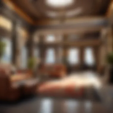 Luxurious Estate Interior Luxurious Interior of APEX Estate