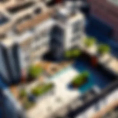 Rooftop Oasis Luxurious Rooftop Pool at The Apex Apartments in Las Vegas