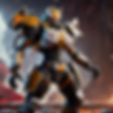 Abstract Interpretation of Mapex Armory Studioease Abstract representation of Mapex Armory Studioease in APEX Legends