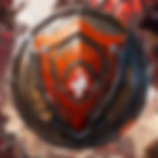 Dark Aura emanating from Evil Shield
