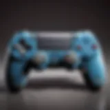 A sleek and futuristic PlayStation controller attachment