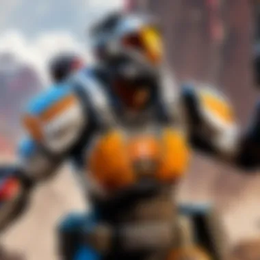 Visual interpretation of a victorious player in APEX Legends