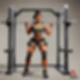 Sculpted Strength: Apex Squat Rack in Action