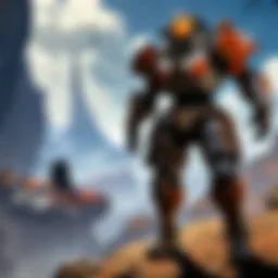 A representation of the Shadowfall landscape in APEX Legends