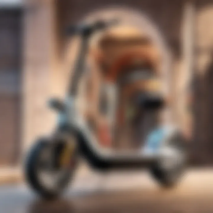 Sleek Design of the Apex Electric Scooter