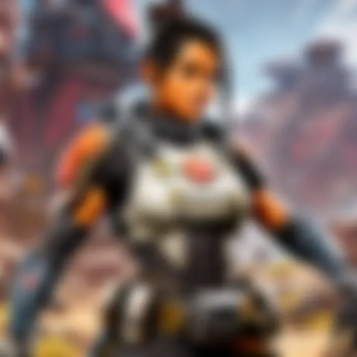 Sleek mobile device showcasing Apex Legends gameplay