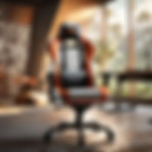 Sleek and stylish design of Deerhunter gaming chair