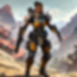 Dynamic gameplay showcasing character abilities in Apex Legends