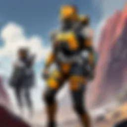 Digital Artwork of Tactical Apex Legends Strategies