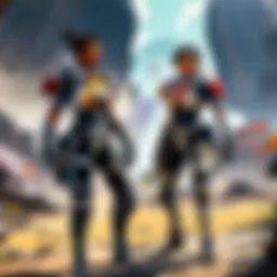 An intense Apex Legends tournament match showcasing team strategies.