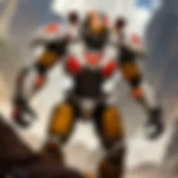 Concept art showcasing the Ash Titan in APEX Legends