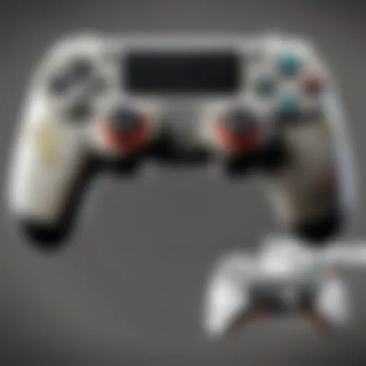 Illustration of various gaming controllers