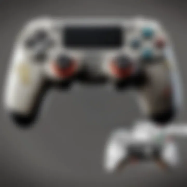 Illustration of various gaming controllers