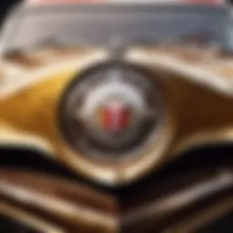 Vintage Timmons Auto Logo on Classic Car