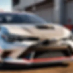 Toyota Corolla Apex Spoiler - Front View