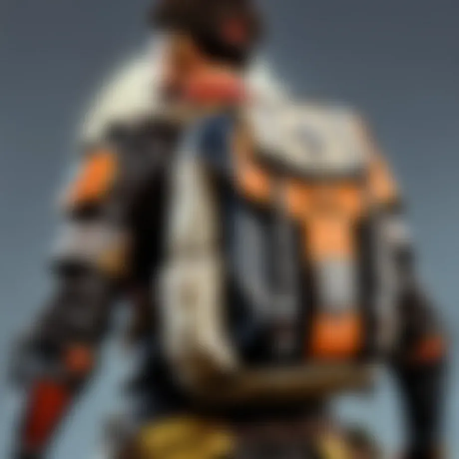 Stylish Troubadour Apex Backpack with APEX Legends theme