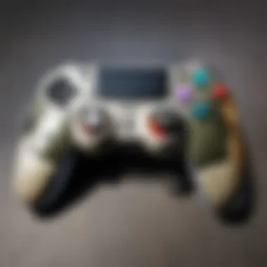 Illustration of a gaming controller with price tags