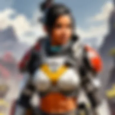 Creative graphic showcasing leveling up in Apex Legends