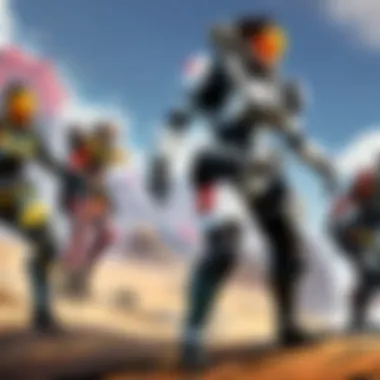 Team coordination in APEX Legends