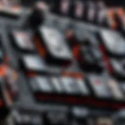 Close-up of APEX Pro keyboard showcasing mechanical switches