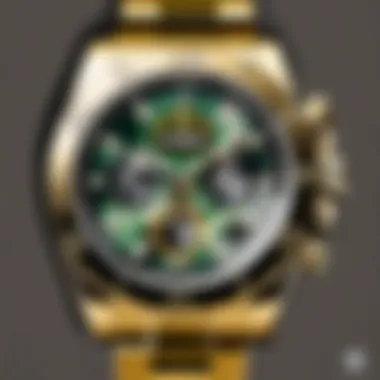 Comparison of different Bape Rolex models highlighting unique features