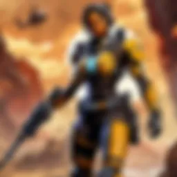 A Care Paket dropping from the sky in APEX Legends