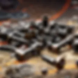 Close-up of Element TV screws highlighting their design and structure