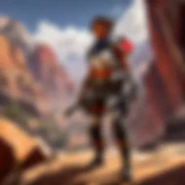 Player Dynamics in Kings Canyon In-game screenshot illustrating player interactions with stains.