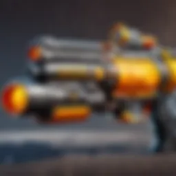 Detailed view of the Sun Squad Bubble Blaster showcasing its unique design elements.